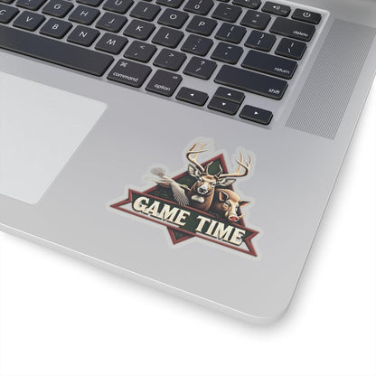 Game Time Hunting Sticker – Custom Kiss-Cut Vinyl Decal - Even Keel LLC