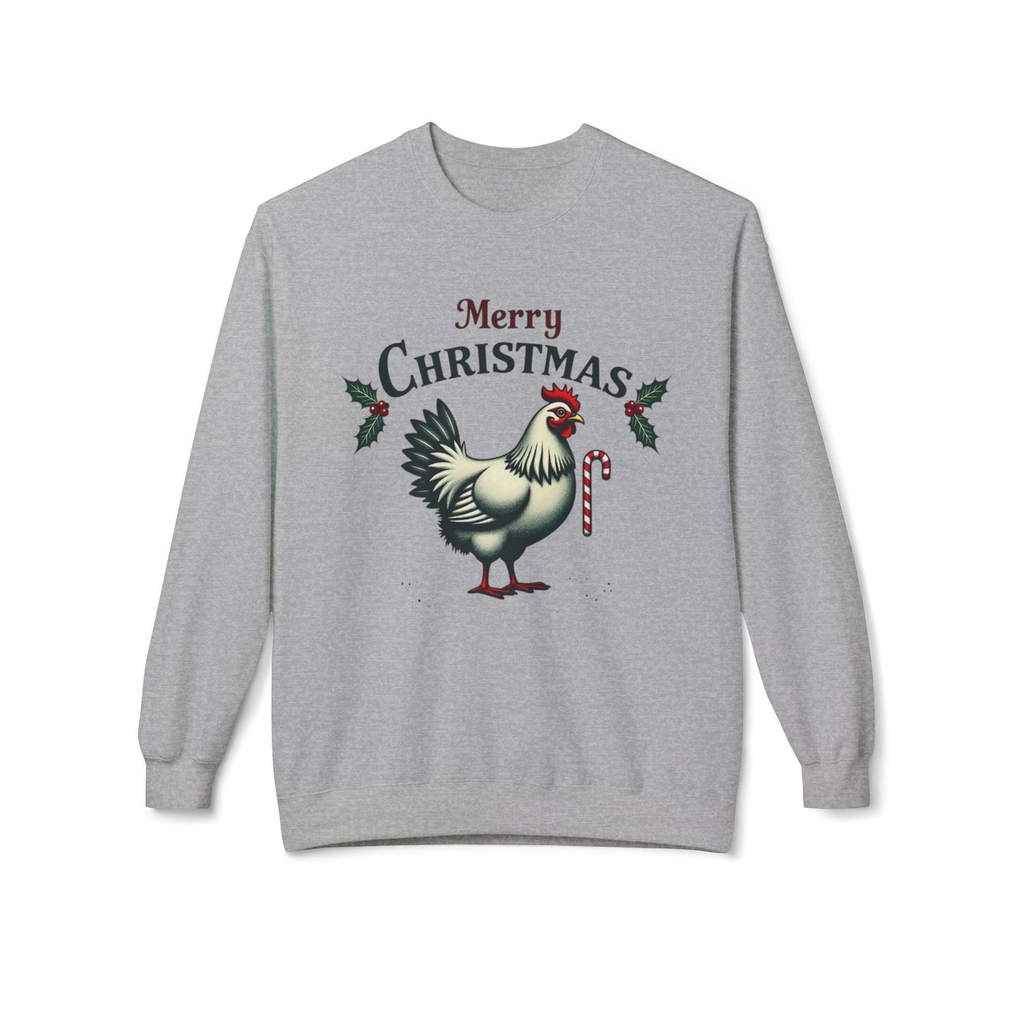 Mistoe Chicken Fleece Crewneck Sweatshirt for Cozy Comfort - Even Keel LLC