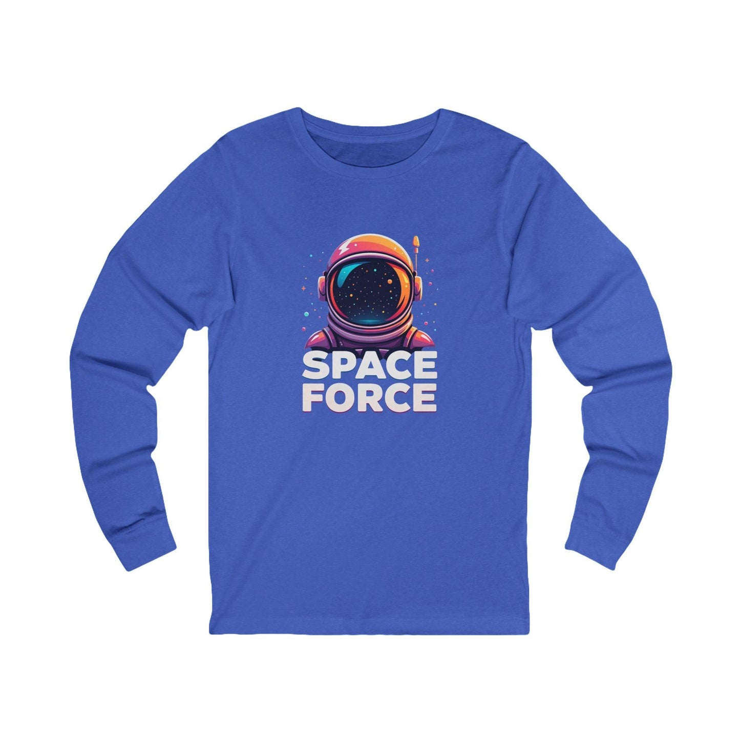 Space Force Long Sleeve Tee for Space Exploration Fans - Even Keel LLC