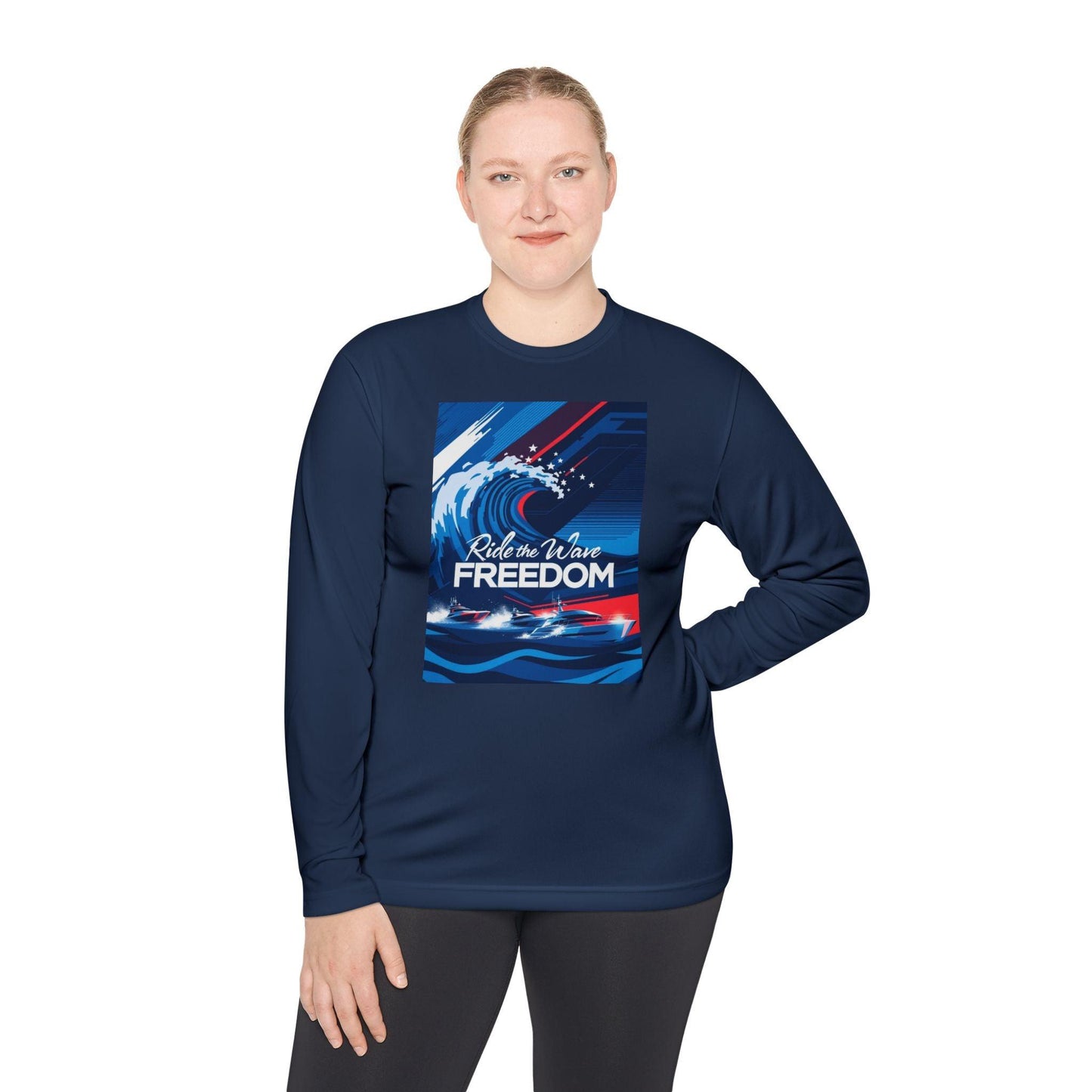 Freedom Wave Long Sleeve Tee for Active Outdoor Wear - Even Keel LLC