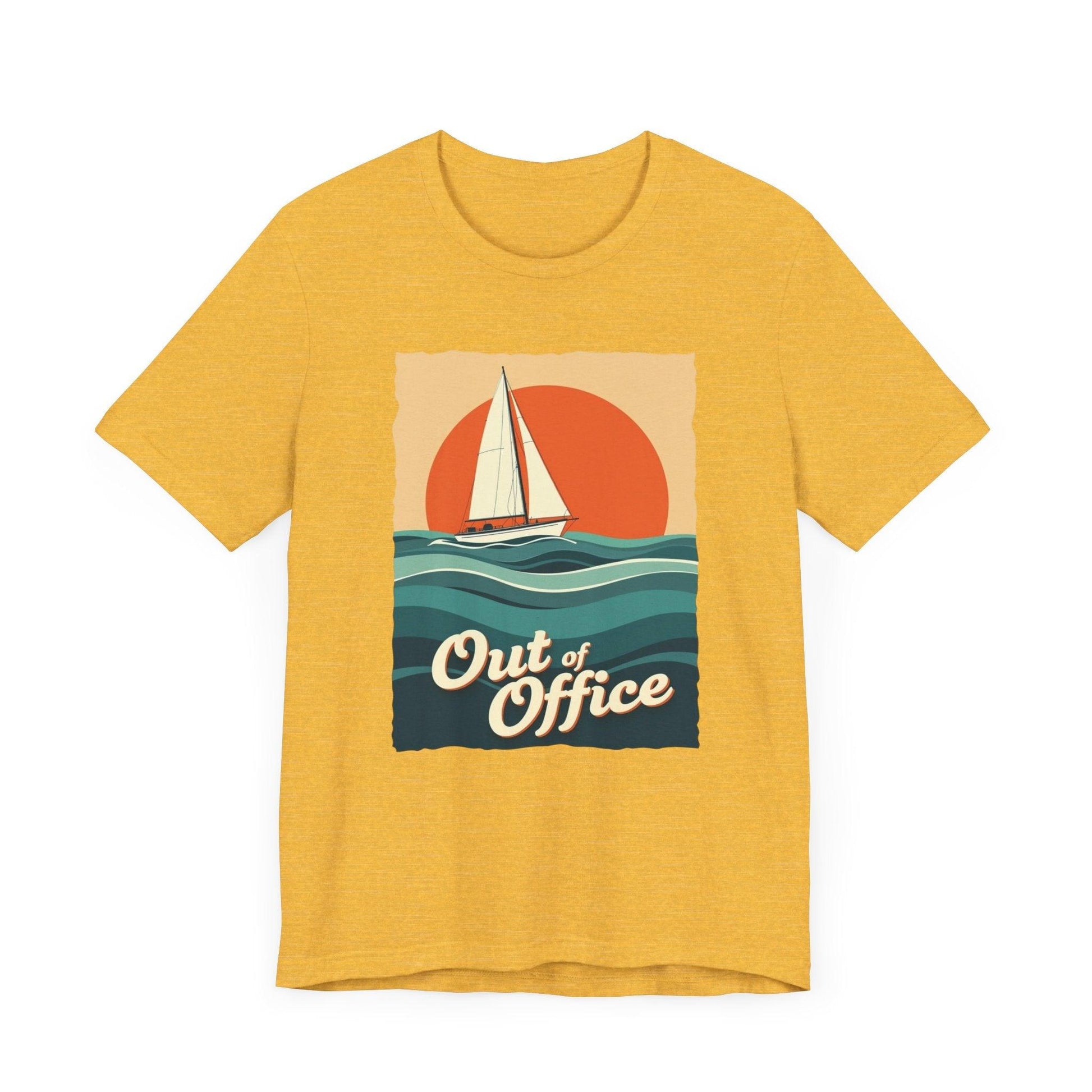 Sailing Tee - Out of Office Design for Summer Fun - Even Keel LLC