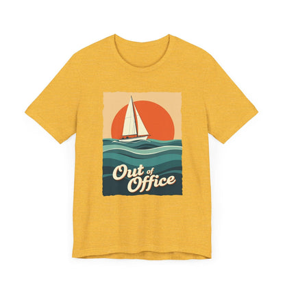 Sailing Tee - Out of Office Design for Summer Fun - Even Keel LLC