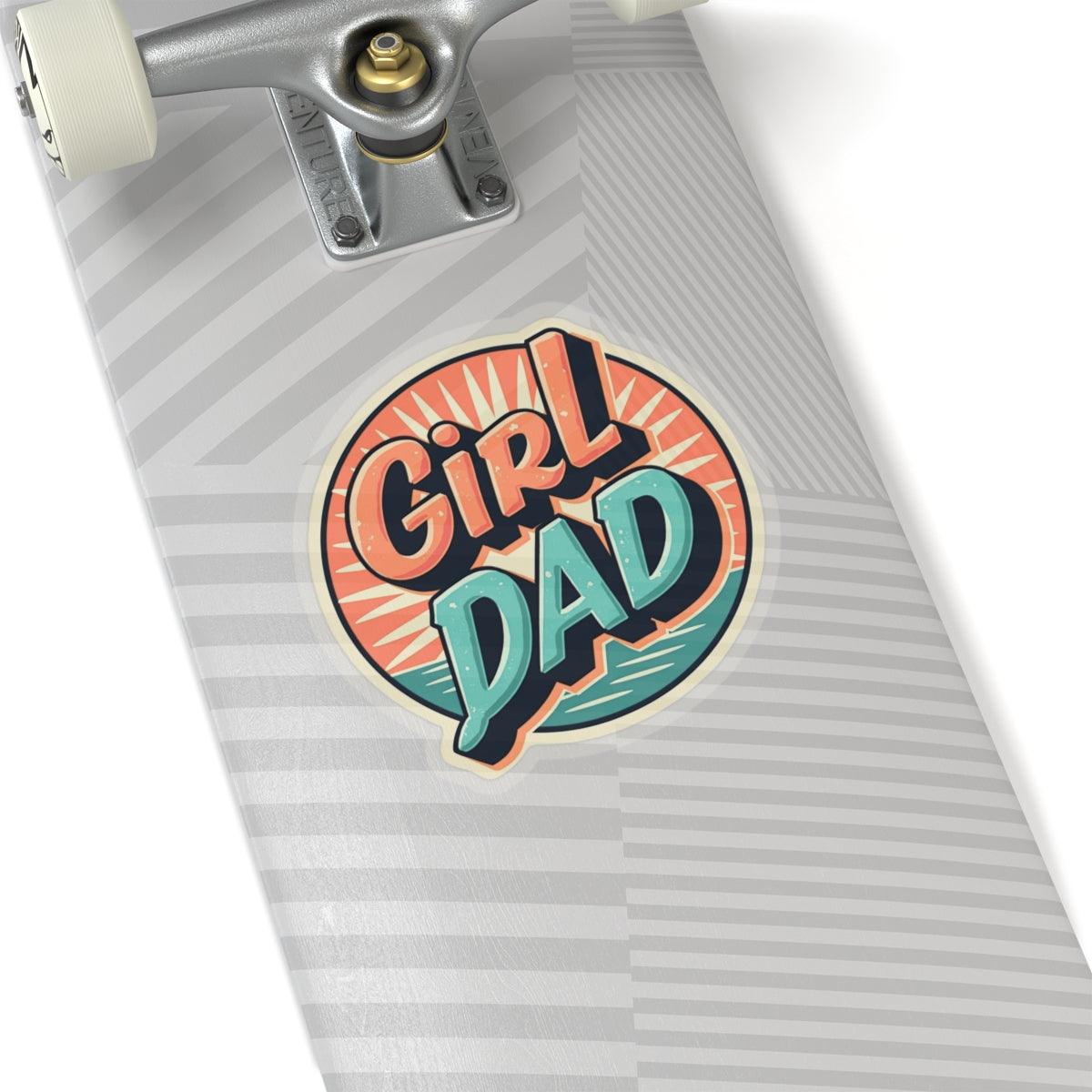 Girl Dad Sticker Durable Vinyl for Home Decor and Gifts - Even Keel LLC