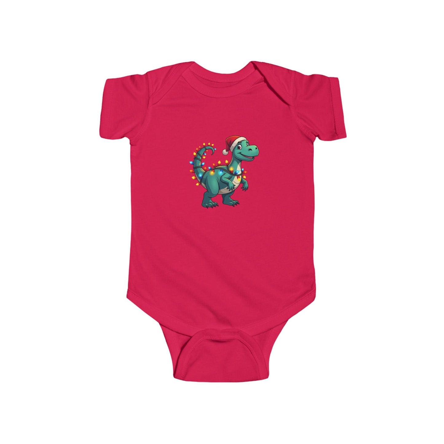 Christmas Dinosaur Bodysuit for Babies and Toddlers Outfit - Even Keel LLC