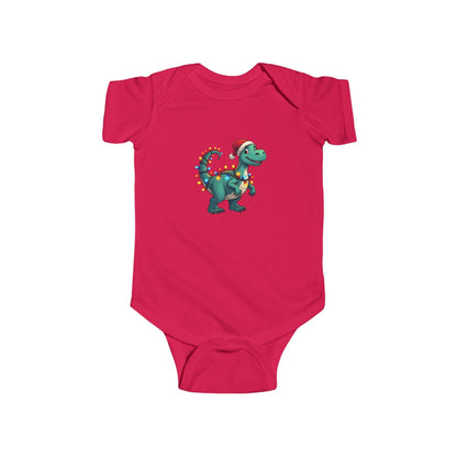 Christmas Dinosaur Bodysuit for Babies and Toddlers Outfit - Even Keel LLC