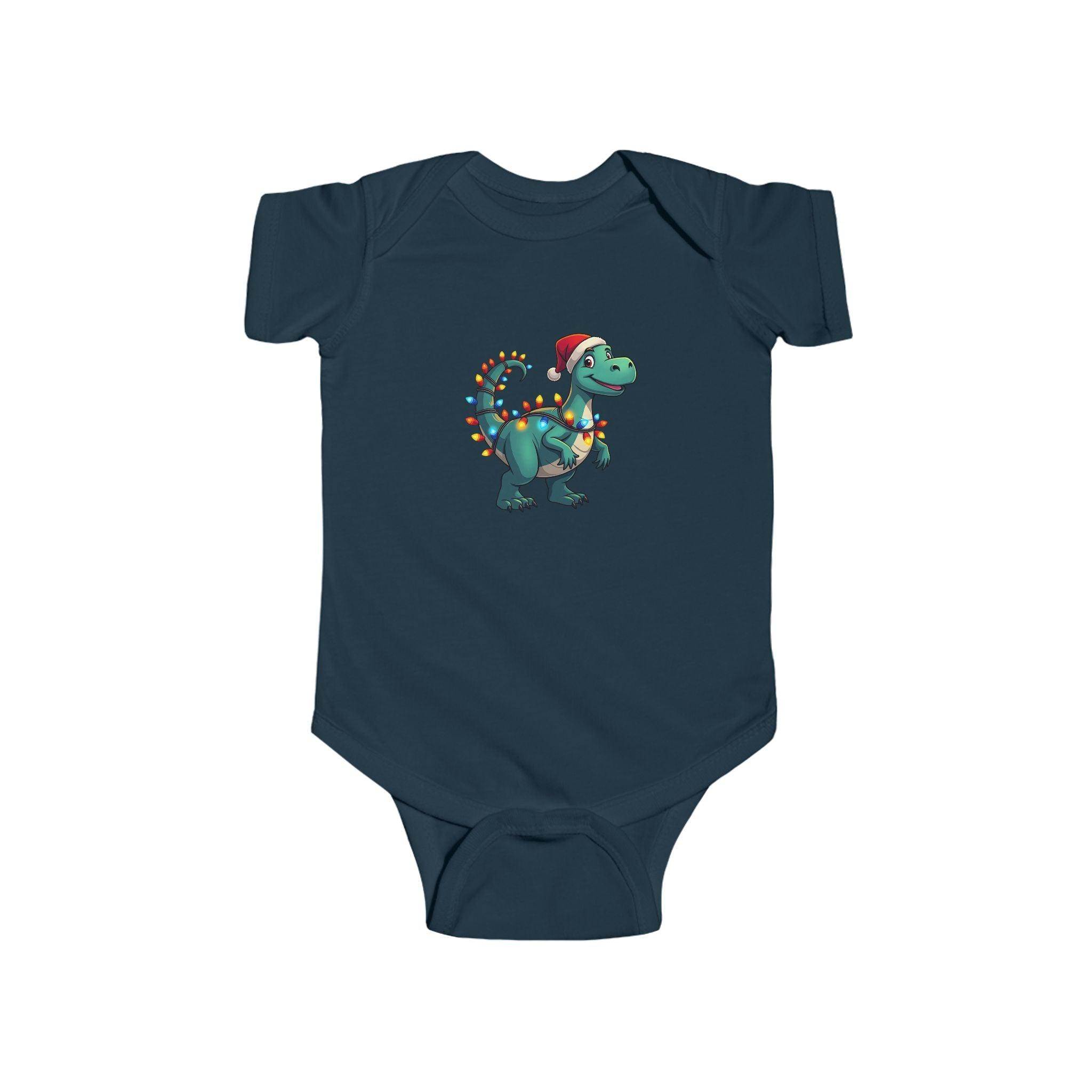 Christmas Dinosaur Bodysuit for Babies and Toddlers Outfit - Even Keel LLC