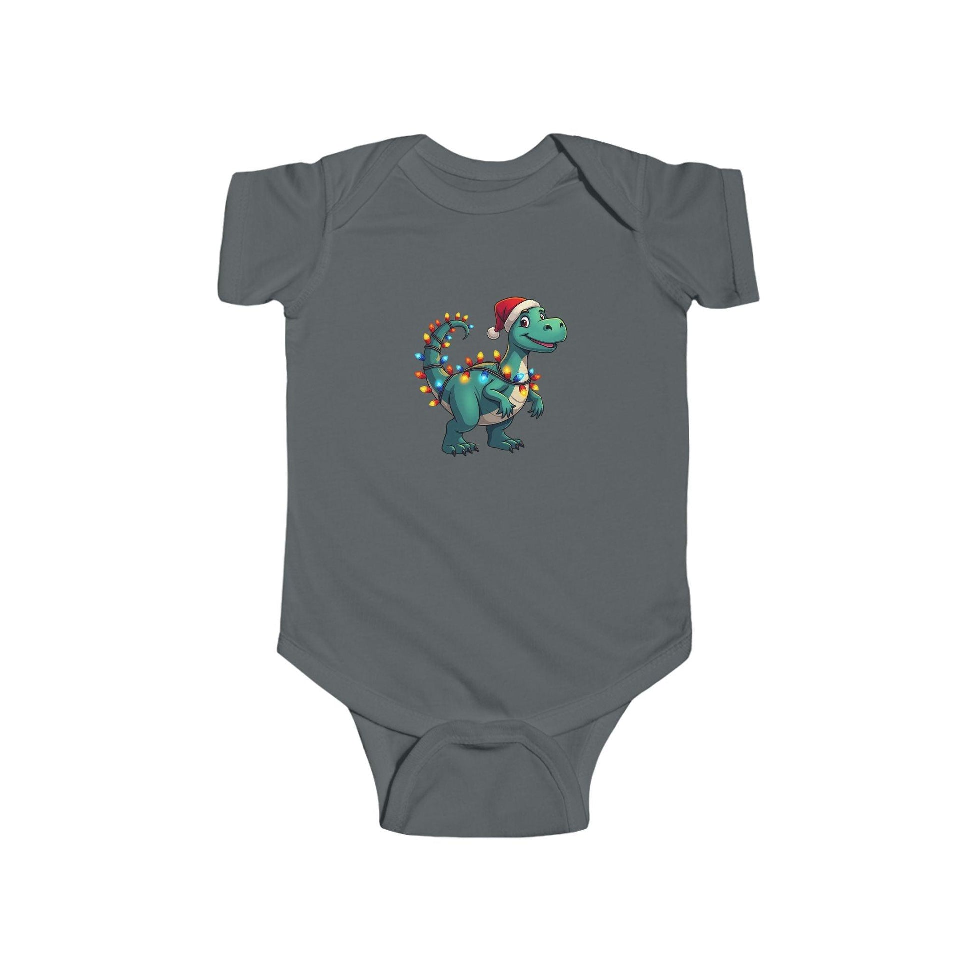 Christmas Dinosaur Bodysuit for Babies and Toddlers Outfit - Even Keel LLC