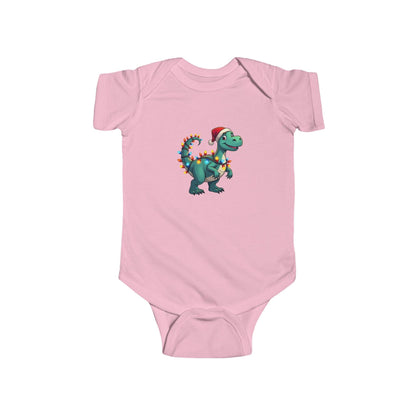 Christmas Dinosaur Bodysuit for Babies and Toddlers Outfit - Even Keel LLC