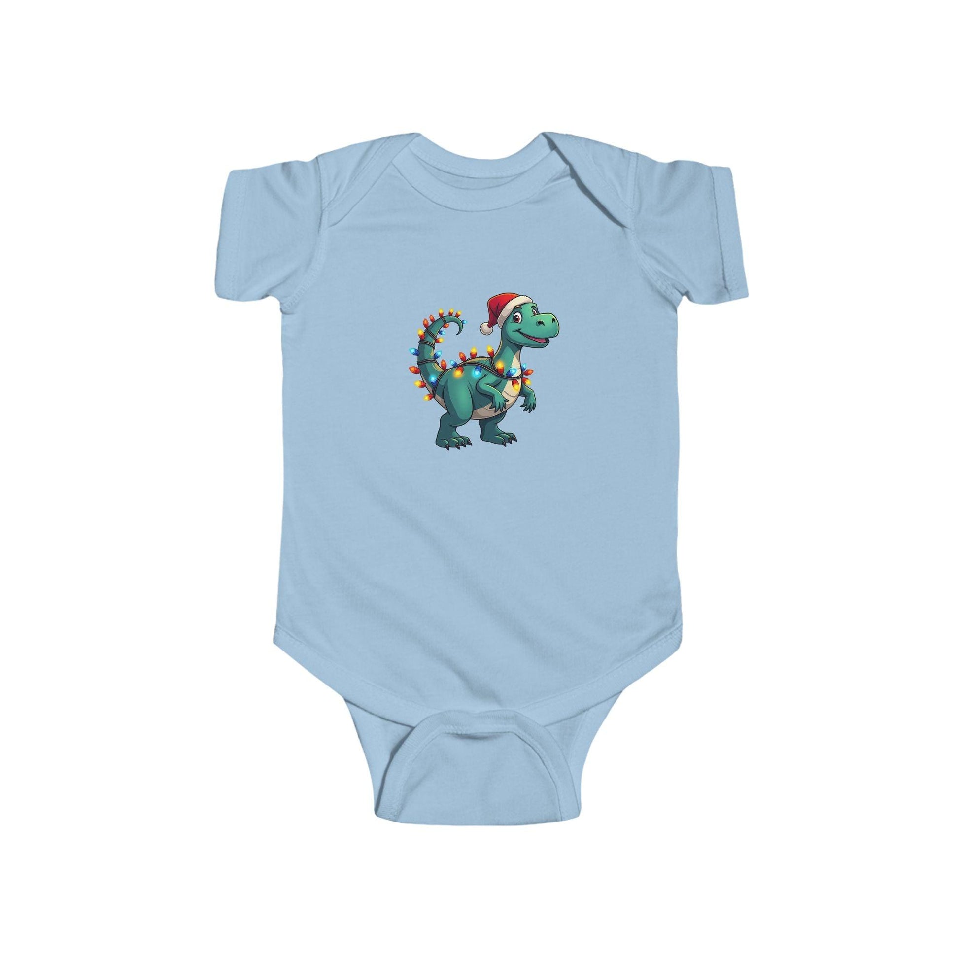 Christmas Dinosaur Bodysuit for Babies and Toddlers Outfit - Even Keel LLC