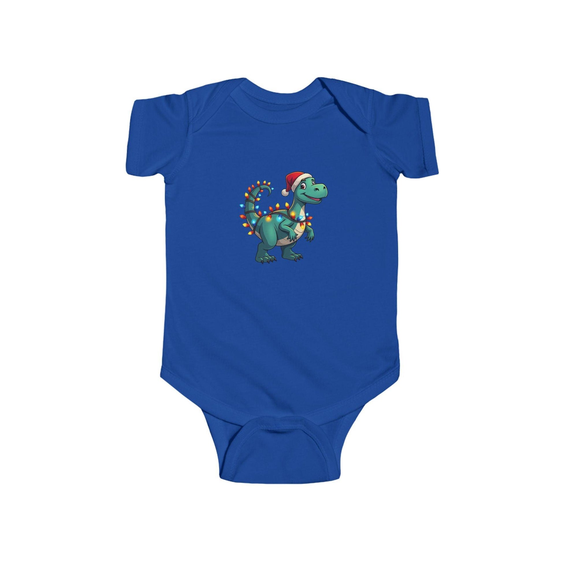 Christmas Dinosaur Bodysuit for Babies and Toddlers Outfit - Even Keel LLC