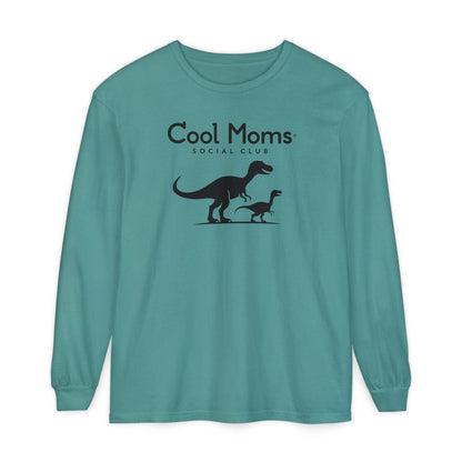 Dinosaur Long Sleeve T-Shirt for Cool Moms Social Club - Even Keel LLC