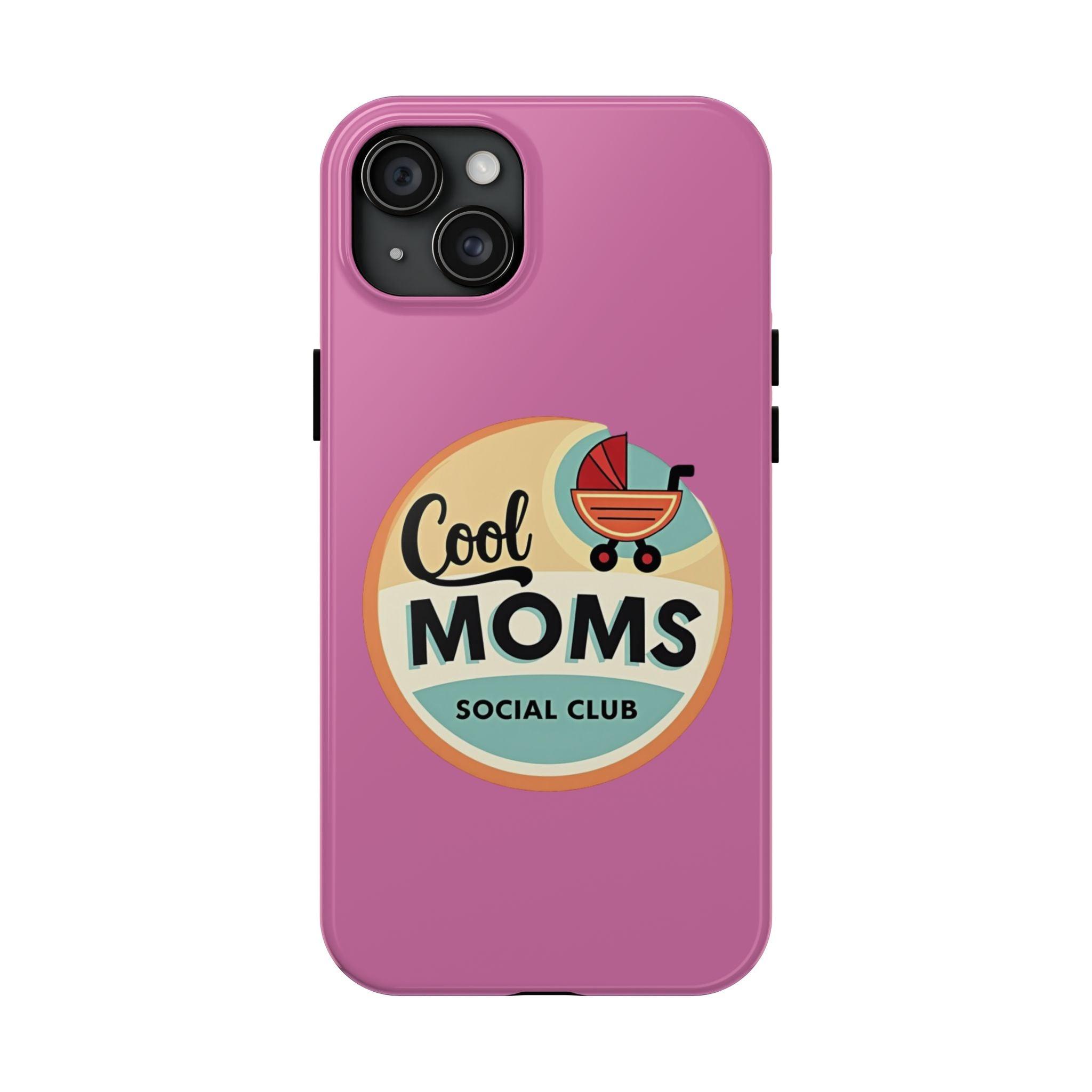 Retro Cool Moms Social Club Tough Phone Cases for Phones - Even Keel LLC