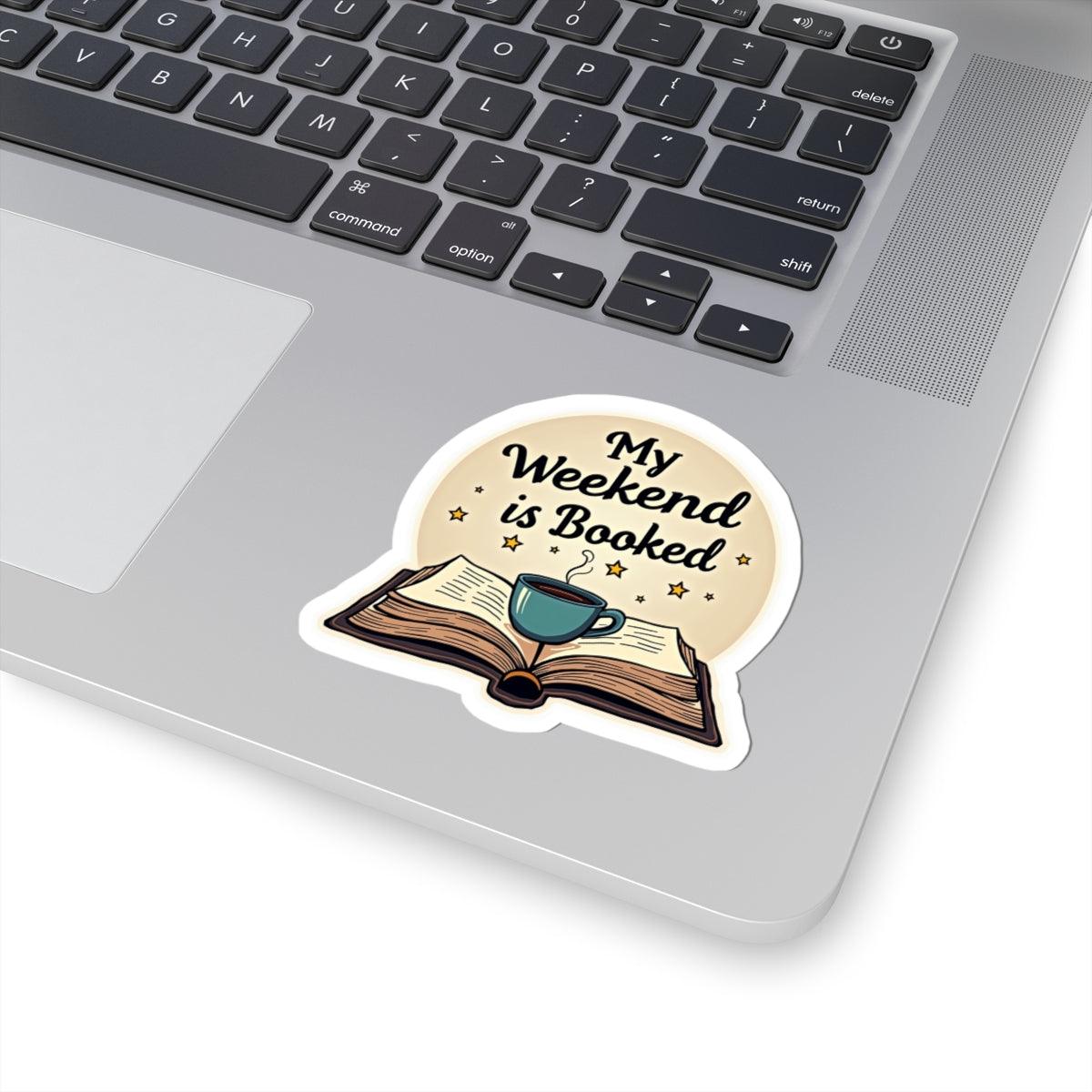 Bookworm Kiss-Cut Sticker for Book Lovers and Readers - Even Keel LLC