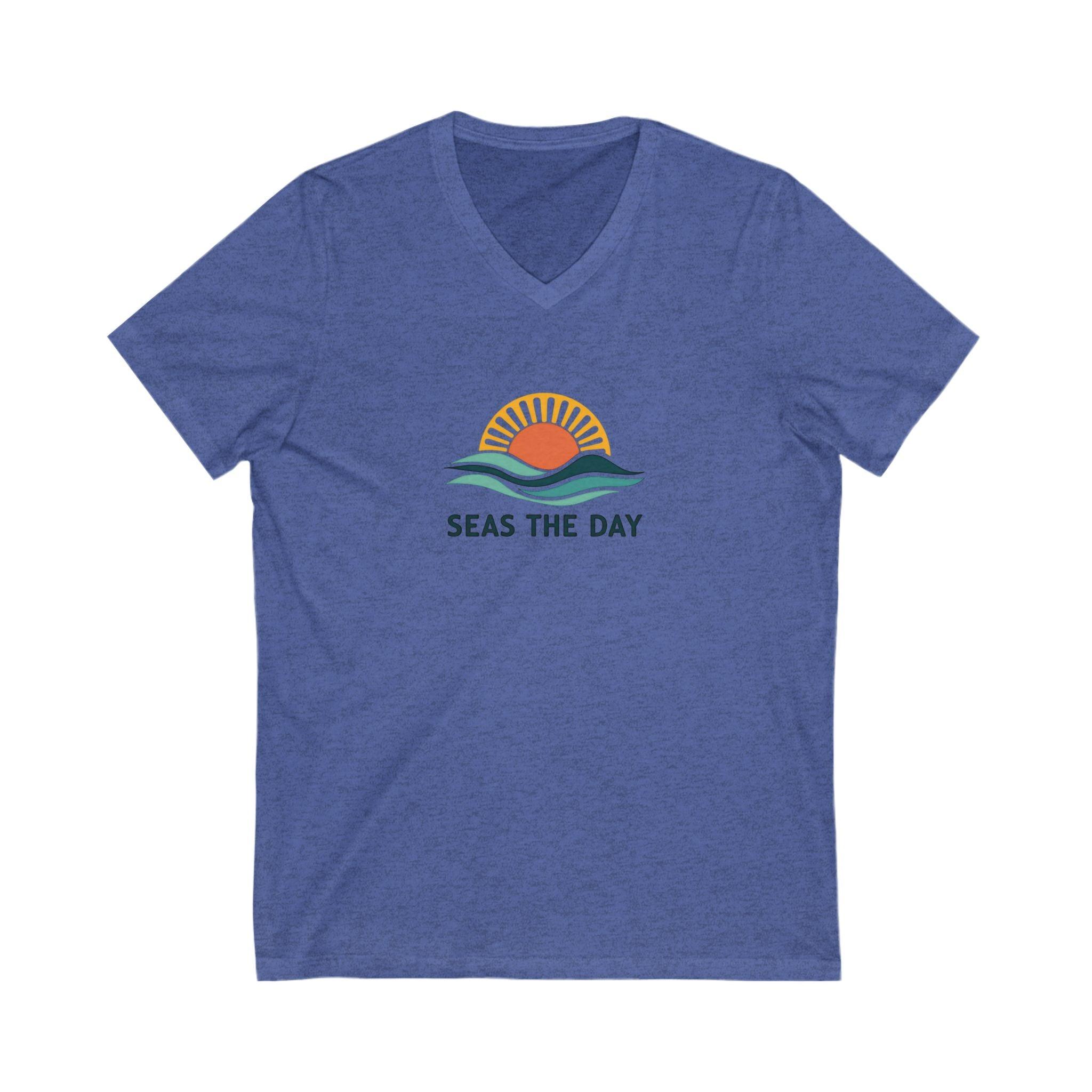 Seas the Day T-Shirt for Beach Lovers and Casual Wear - Even Keel LLC