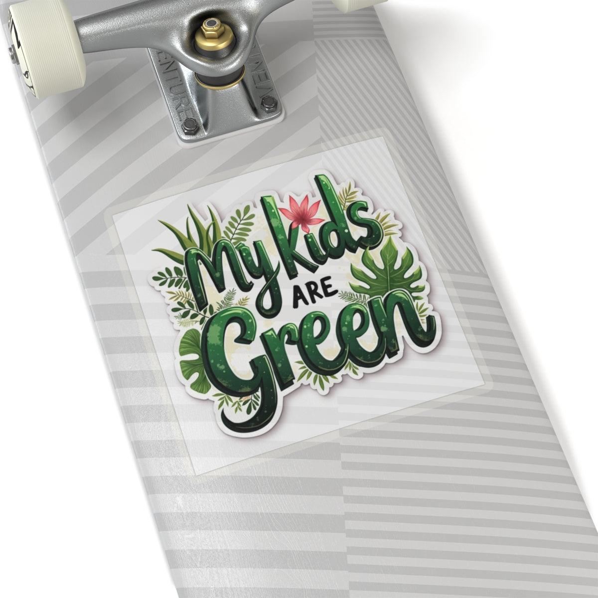 My Kids Are Green - Plant Sticker for Home Decor Design - Even Keel LLC