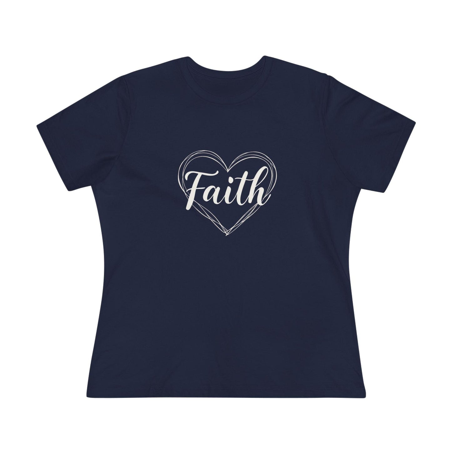 Faith Women's Tee - Positive Cotton T-Shirt for Everyday Wear - Even Keel LLC