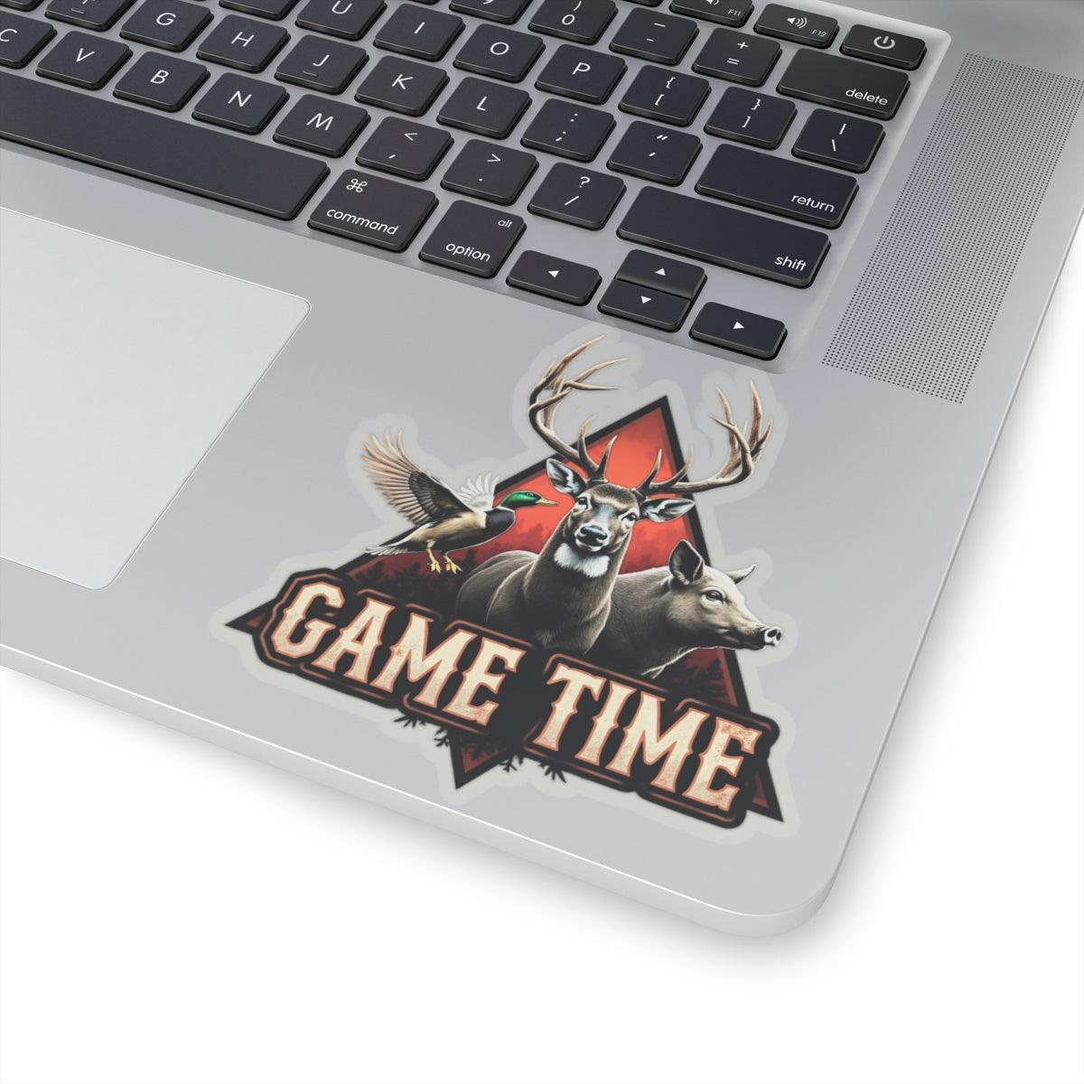 Game Time Trio Kiss-Cut Sticker for Custom Decor Ideas - Even Keel LLC