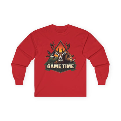 Long Sleeve Tee Game Time Trio Hunting Shirt for Outdoor Fun - Even Keel LLC