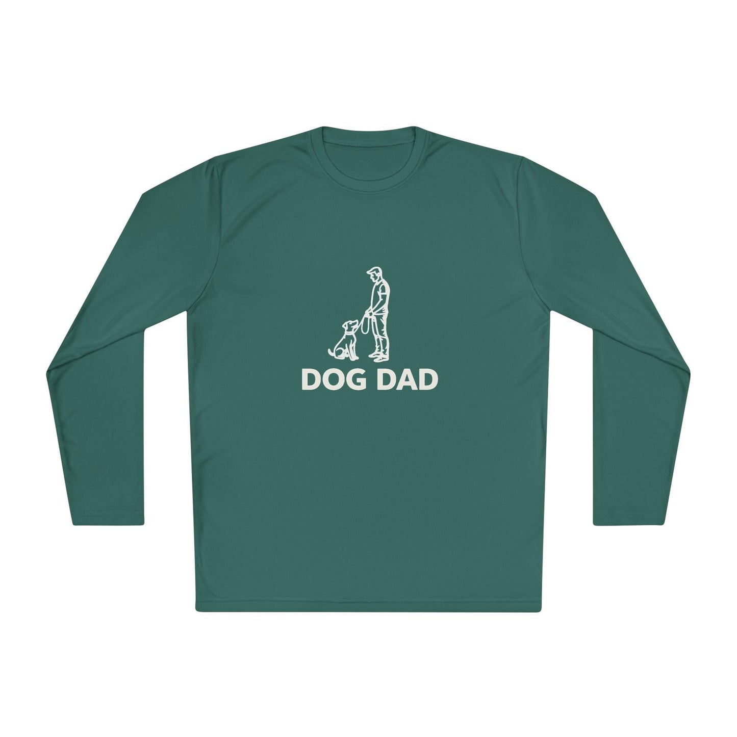 Dog Dad Performance Long Sleeve Tee for Active Dog Owners - Even Keel LLC