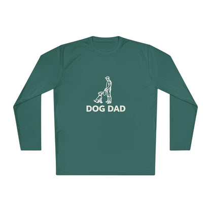 Dog Dad Performance Long Sleeve Tee for Active Dog Owners - Even Keel LLC