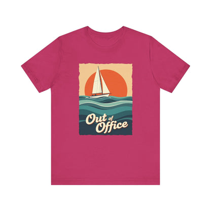 Sailing Tee - Out of Office Design for Summer Fun - Even Keel LLC