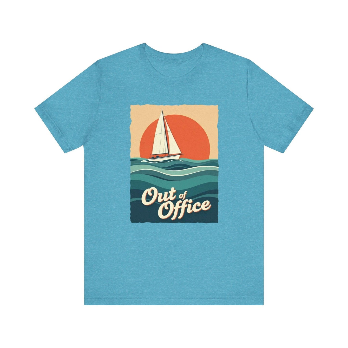 Sailing Tee - Out of Office Design for Summer Fun - Even Keel LLC