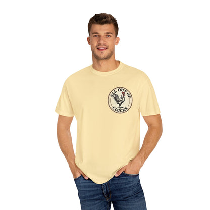 Funny All Out of Clucks Men's T-shirt for Casual Wear - Even Keel LLC