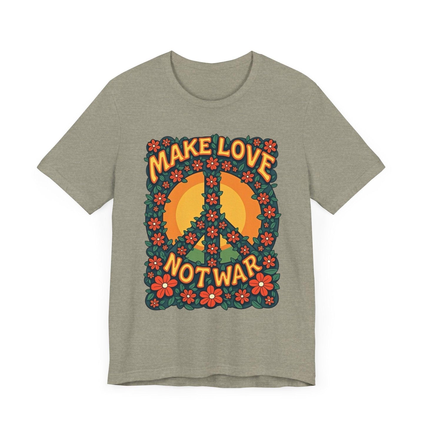 Peace Sign T-Shirt for Love and Unity in Any Size - Even Keel LLC