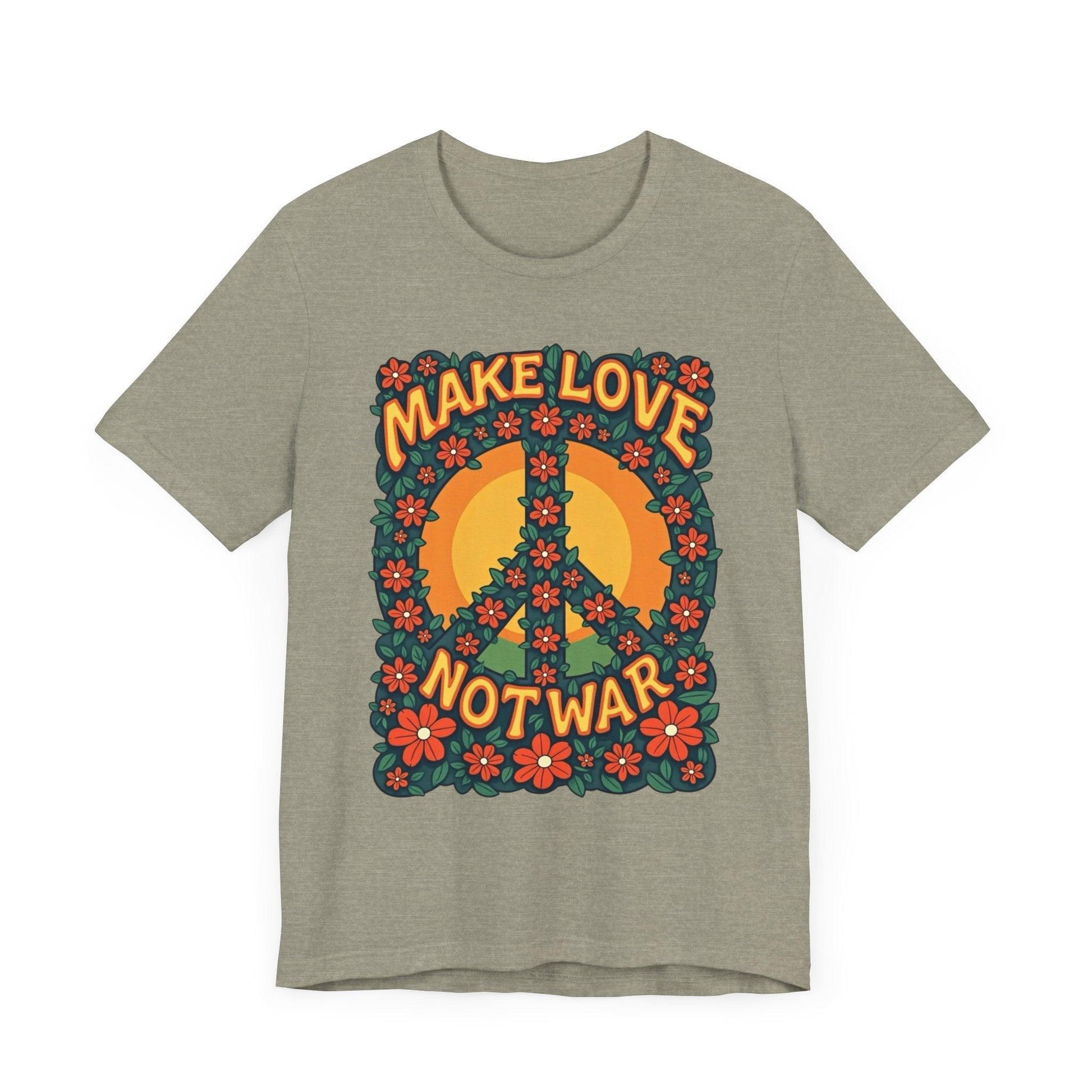 Peace Sign T-Shirt for Love and Unity in Any Size - Even Keel LLC