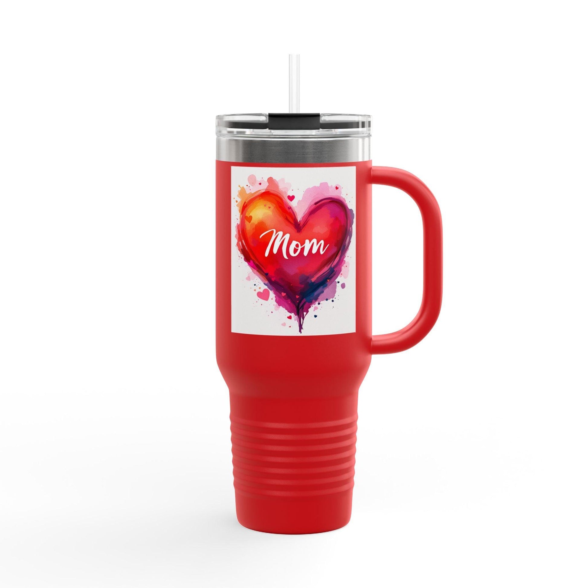 Travel Mug - Love Mom Day Insulated 40oz Coffee Cup - Even Keel LLC