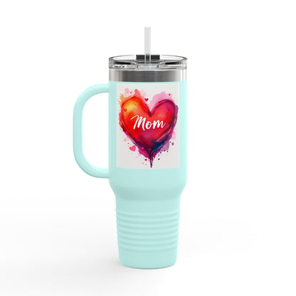 Travel Mug - Love Mom Day Insulated 40oz Coffee Cup - Even Keel LLC