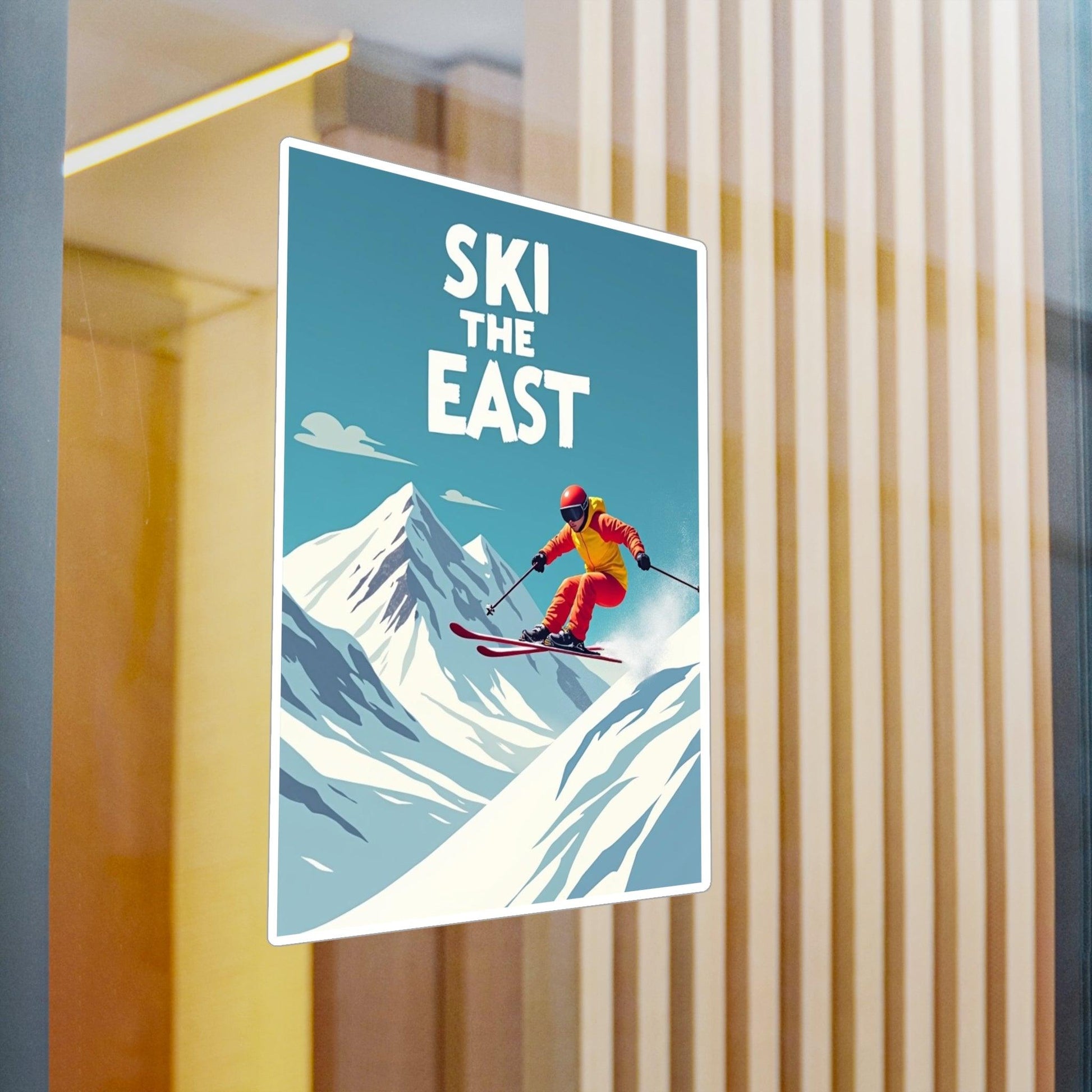 Ski The East Decal - High Quality Vinyl Sticker - Even Keel LLC