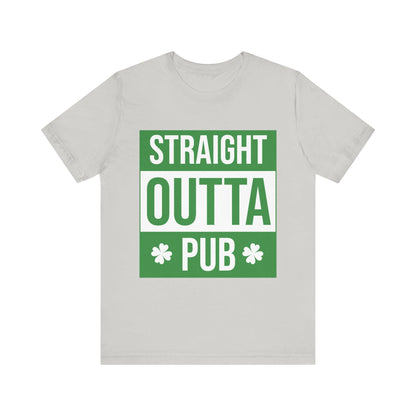 T-Shirt Straight Oughta Pub Design Unisex Jersey Style - Even Keel LLC