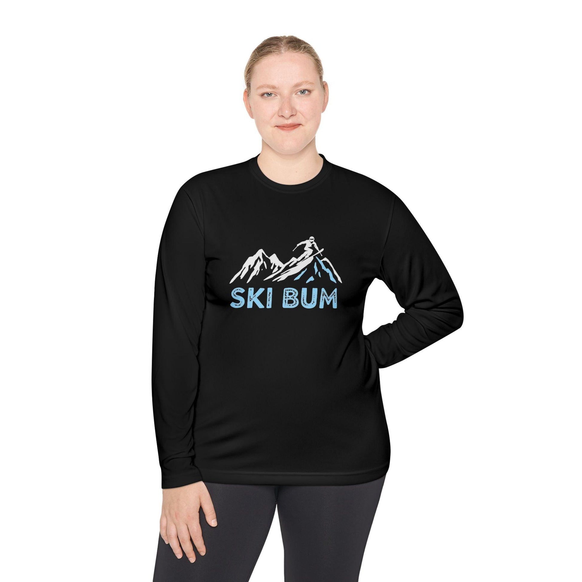 Ski Bum Long Sleeve Tee - Sport Material - Unisex Apparel.