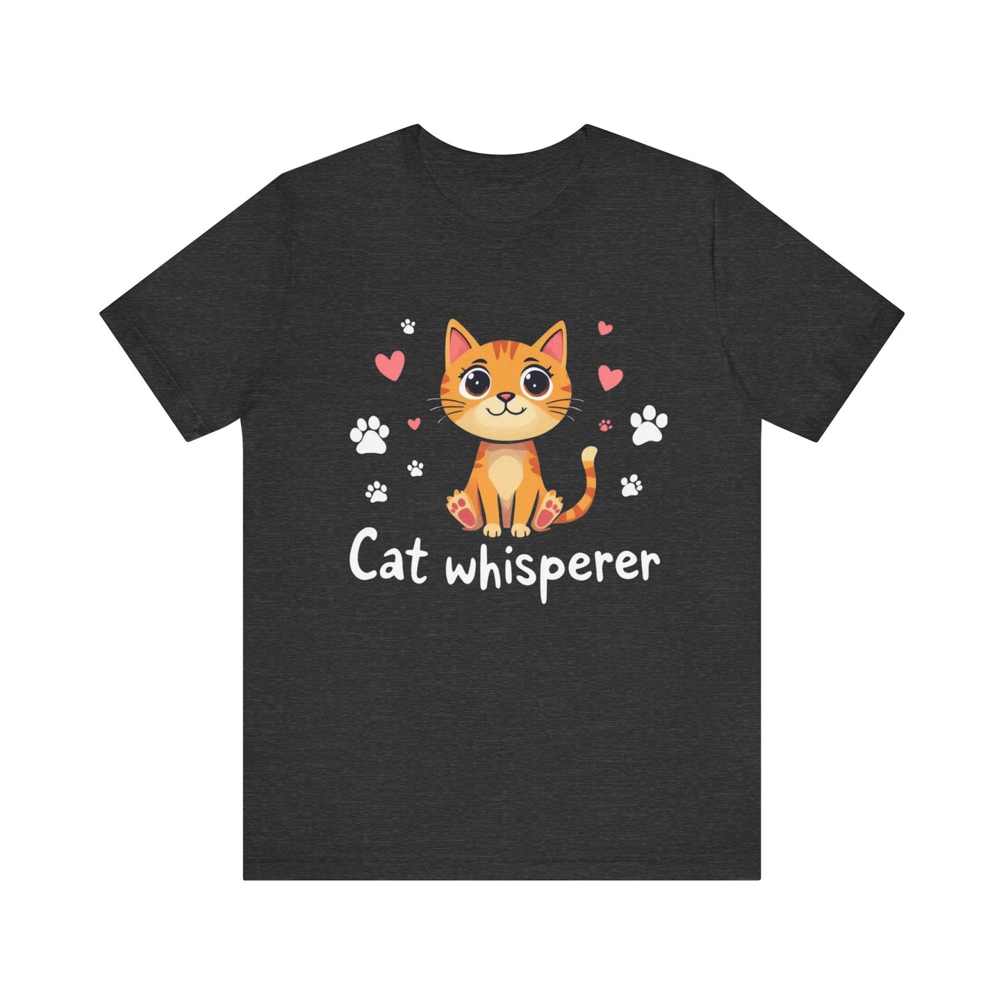 Cat Whisperer Unisex Jersey Short Sleeve Tee Cat Lover T-Shirt