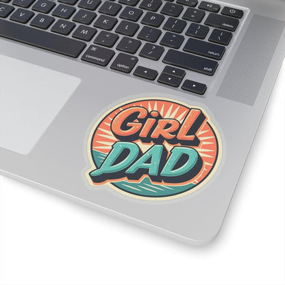 Girl Dad Sticker Durable Vinyl for Home Decor and Gifts - Even Keel LLC