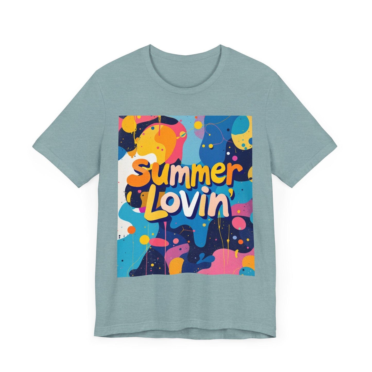 Colorful Summer Lovin' Unisex Tee for Fun Summer Days - Even Keel LLC