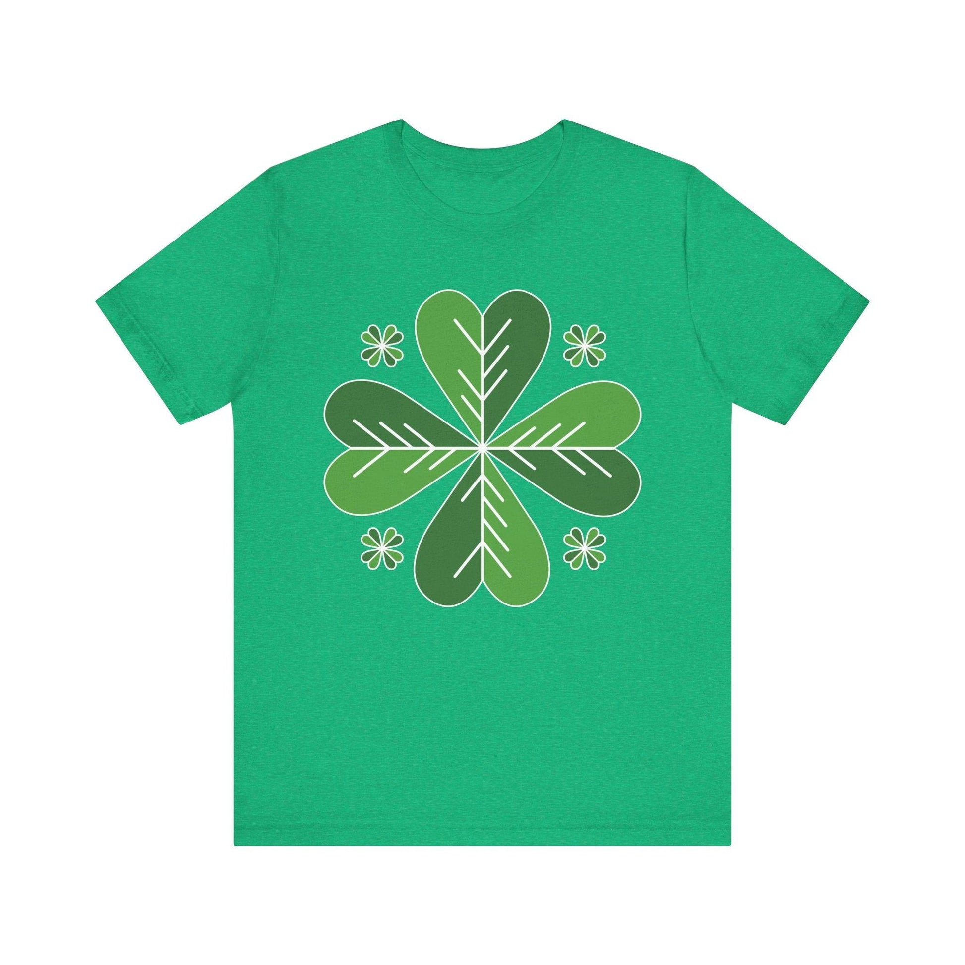 Trippy Celtic Shamrock Tee for Unique Irish Style - Even Keel LLC