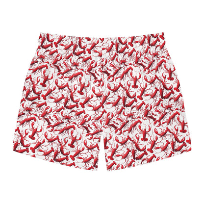 Lobster Print Swim Trunks for Summer Fun - Even Keel LLC