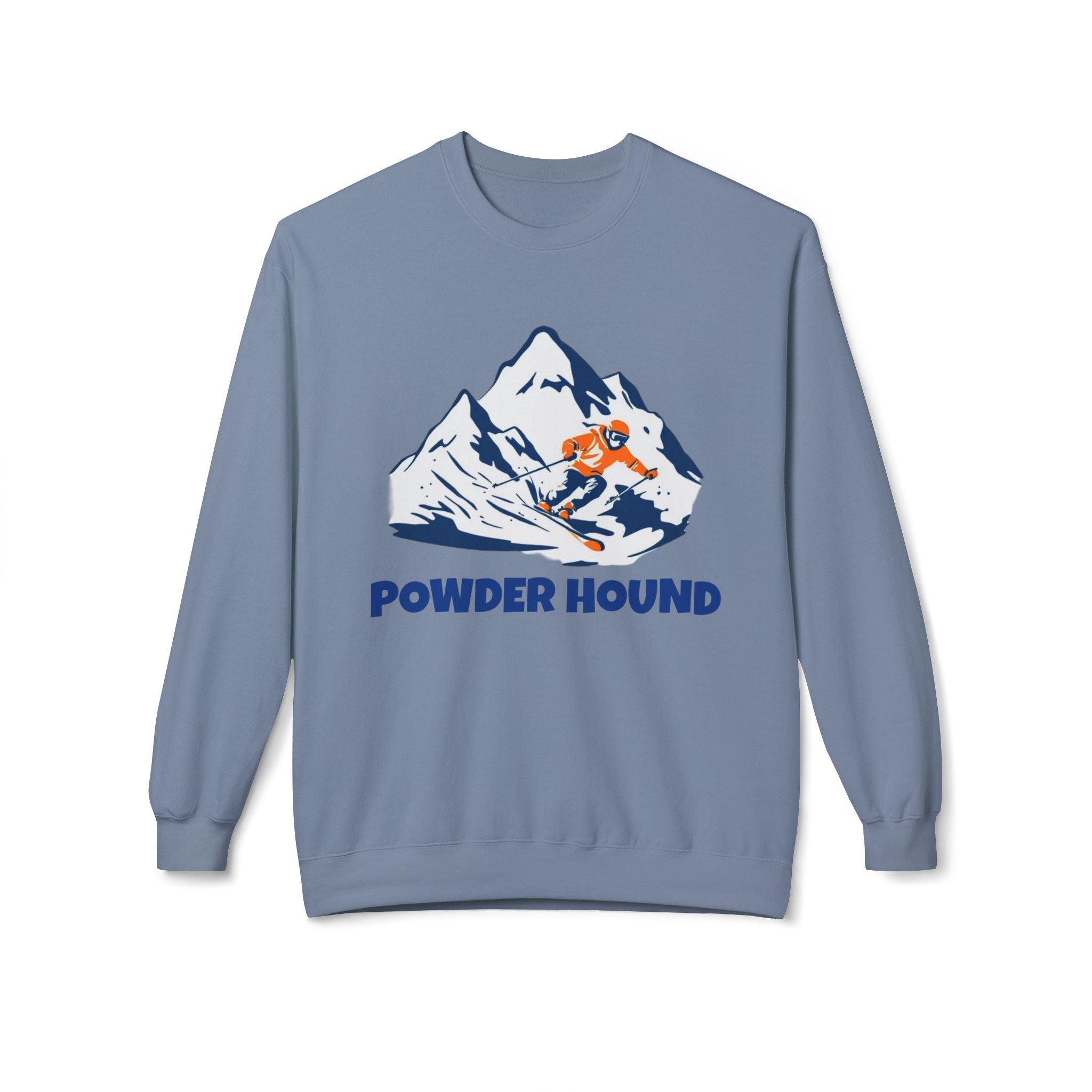 Powder Hound Sweatshirt for Winter Sports Lovers Comfort - Even Keel LLC