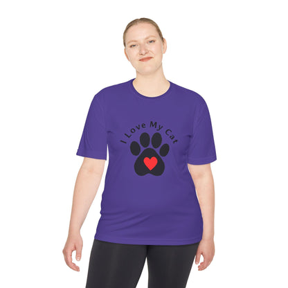 Cat Lover Moisture Wicking Tee for Cat Enthusiasts Apparel - Even Keel LLC