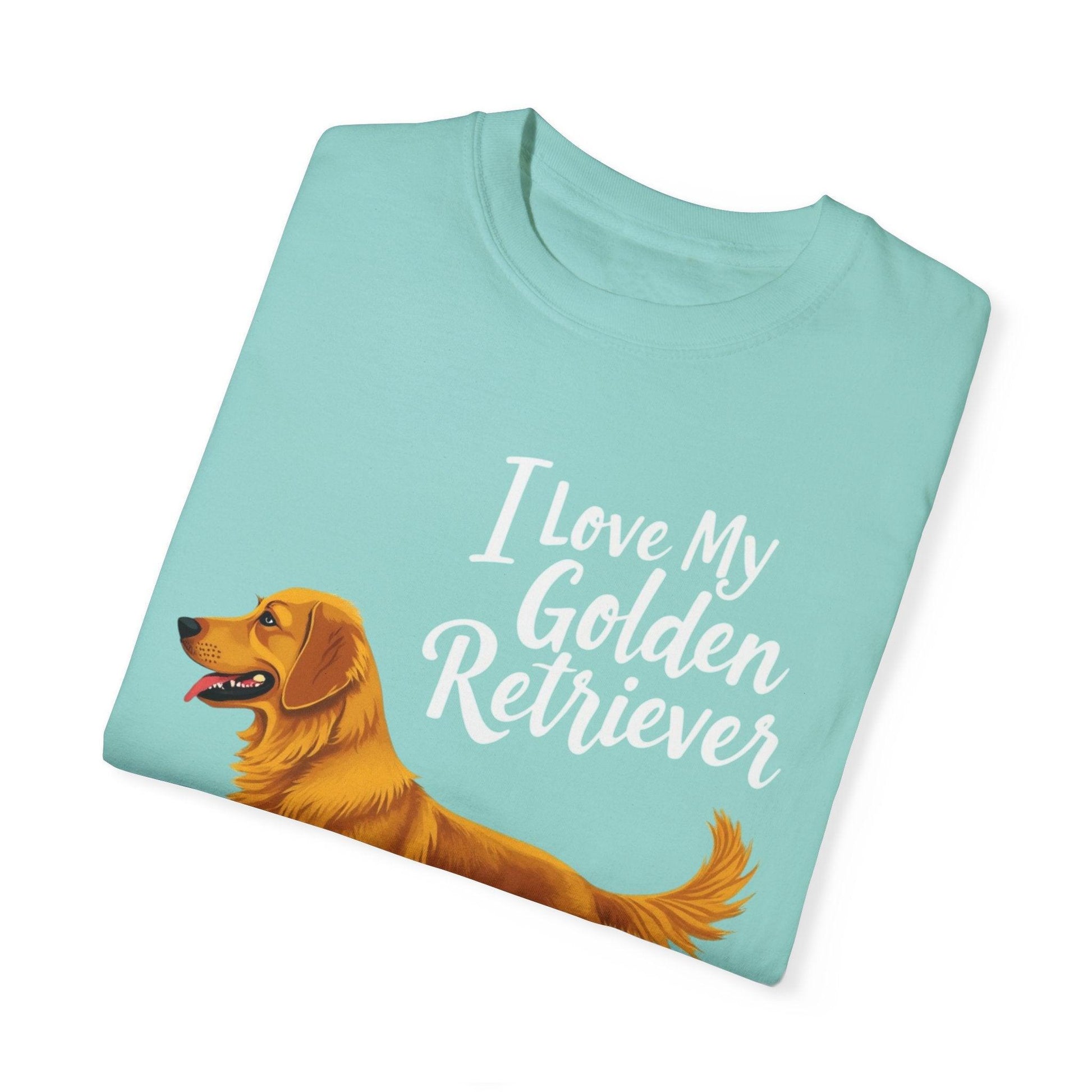 Golden Retriever Love T-shirt for Dog Lovers Unisex Tee - Even Keel LLC