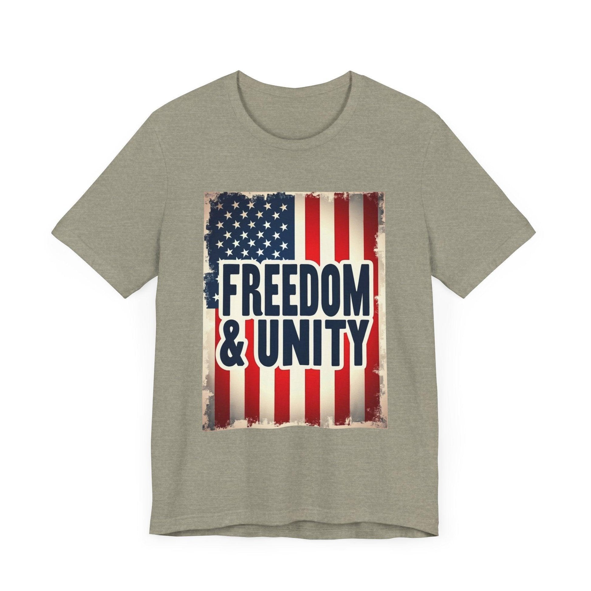 Freedom and Unity Unisex Tee for Everyday Casual Wear - Even Keel LLC