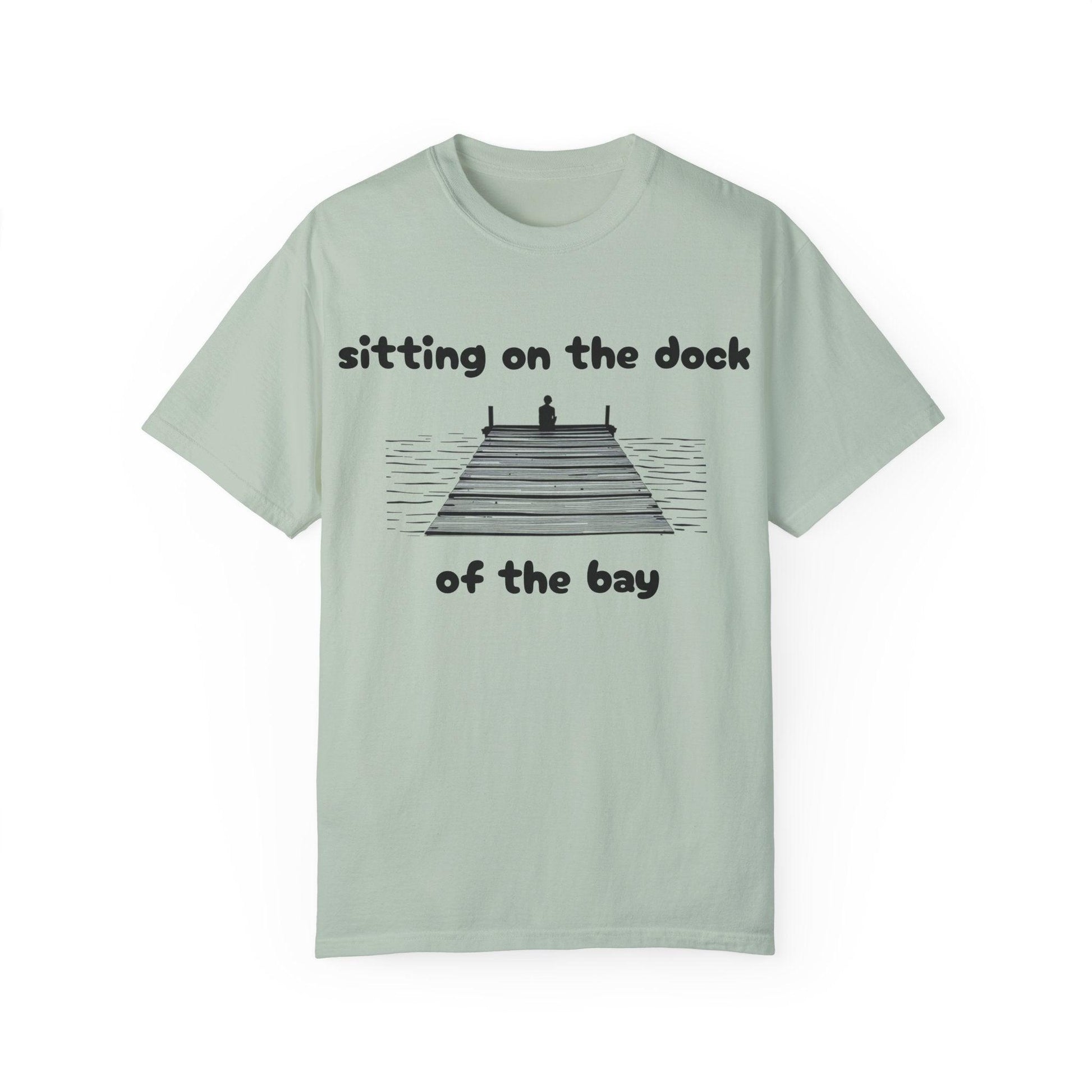 Dock of the Bay T-Shirt for Relaxed Coastal Living Style - Even Keel LLC