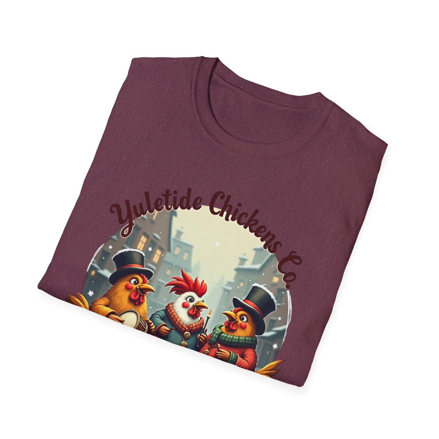 Yuletide Chicken Co. T-Shirt for Comfort and Style Wear - Even Keel LLC