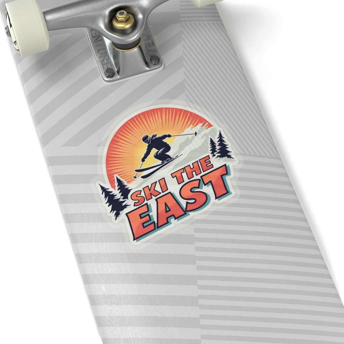 Ski The East Sticker - Custom Kiss-Cut Vinyl Design - Even Keel LLC