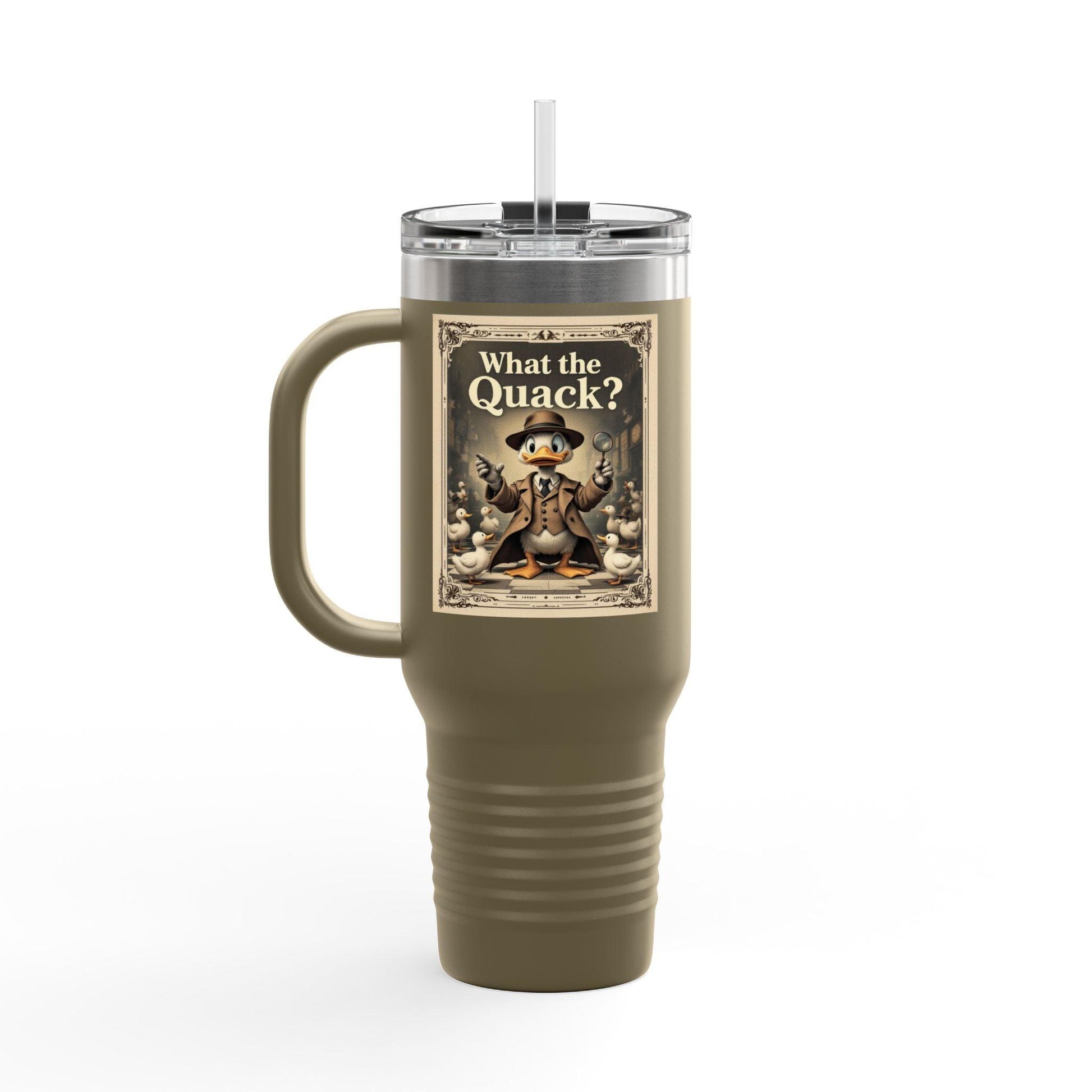 Travel Mug - What The Quack Design For Fun Hydration - Even Keel LLC