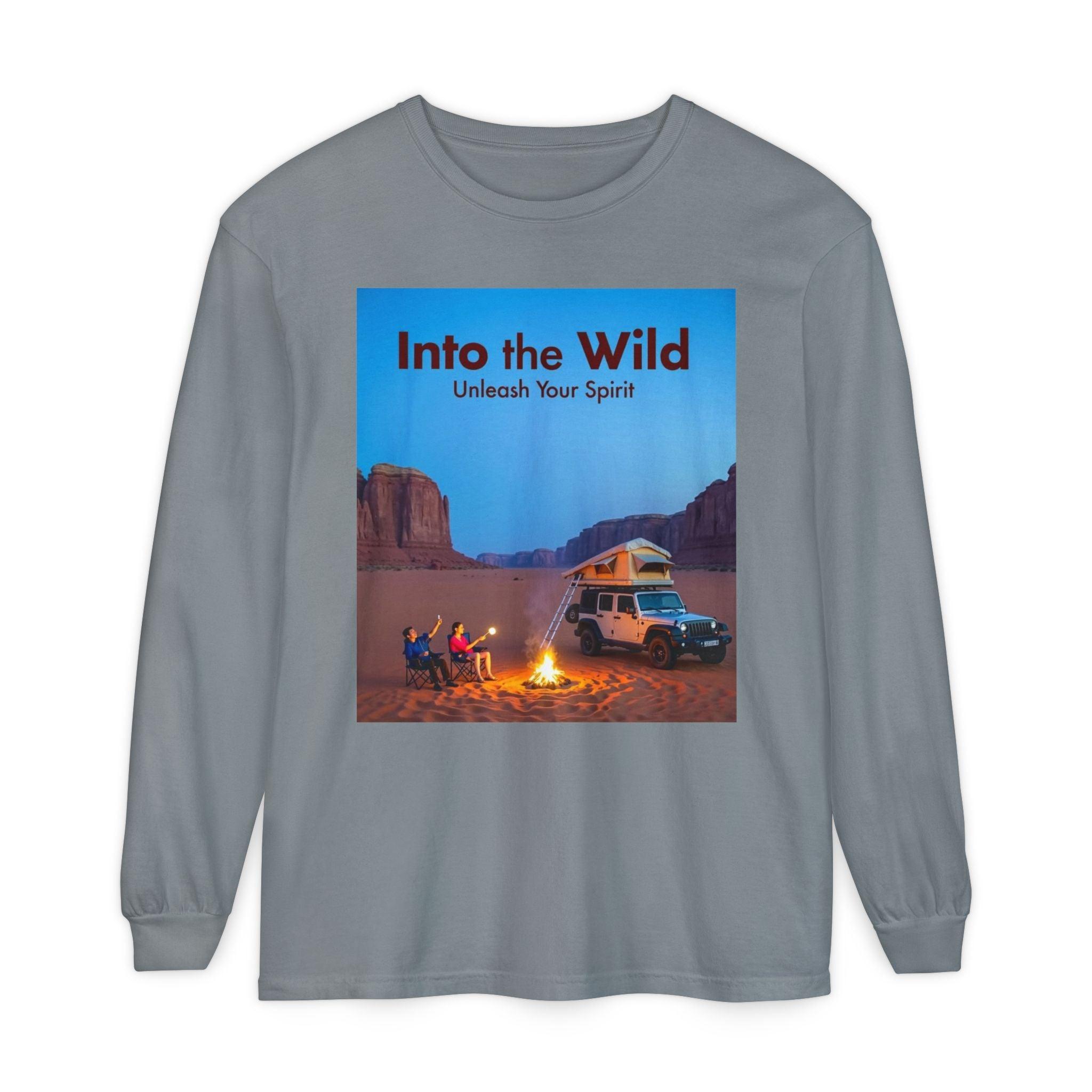 Adventure Long Sleeve T-Shirt - Unleash Your Spirit Now - Even Keel LLC