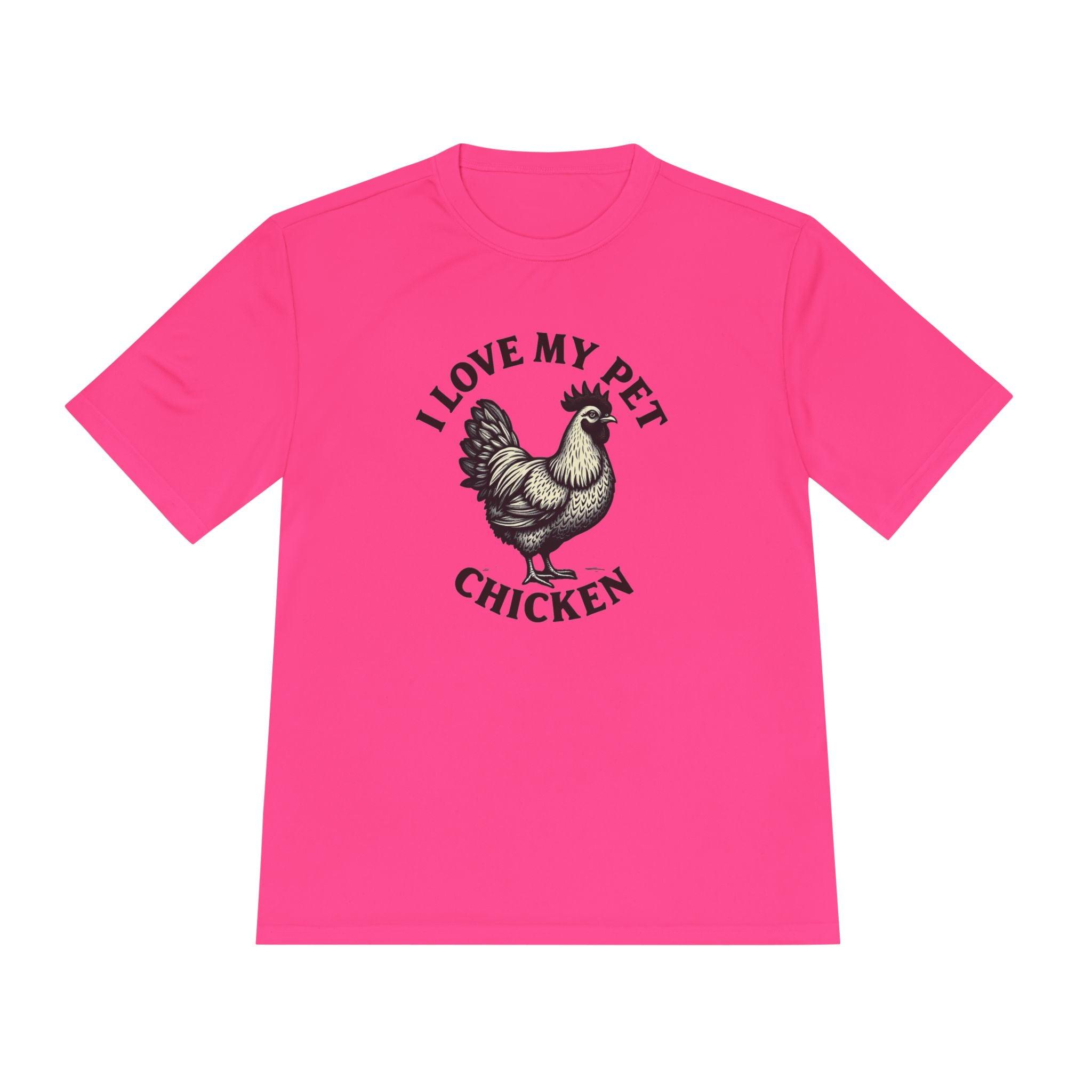 Chicken Lover Unisex Sport-Tek Tee for Active Pet Owners - Even Keel LLC