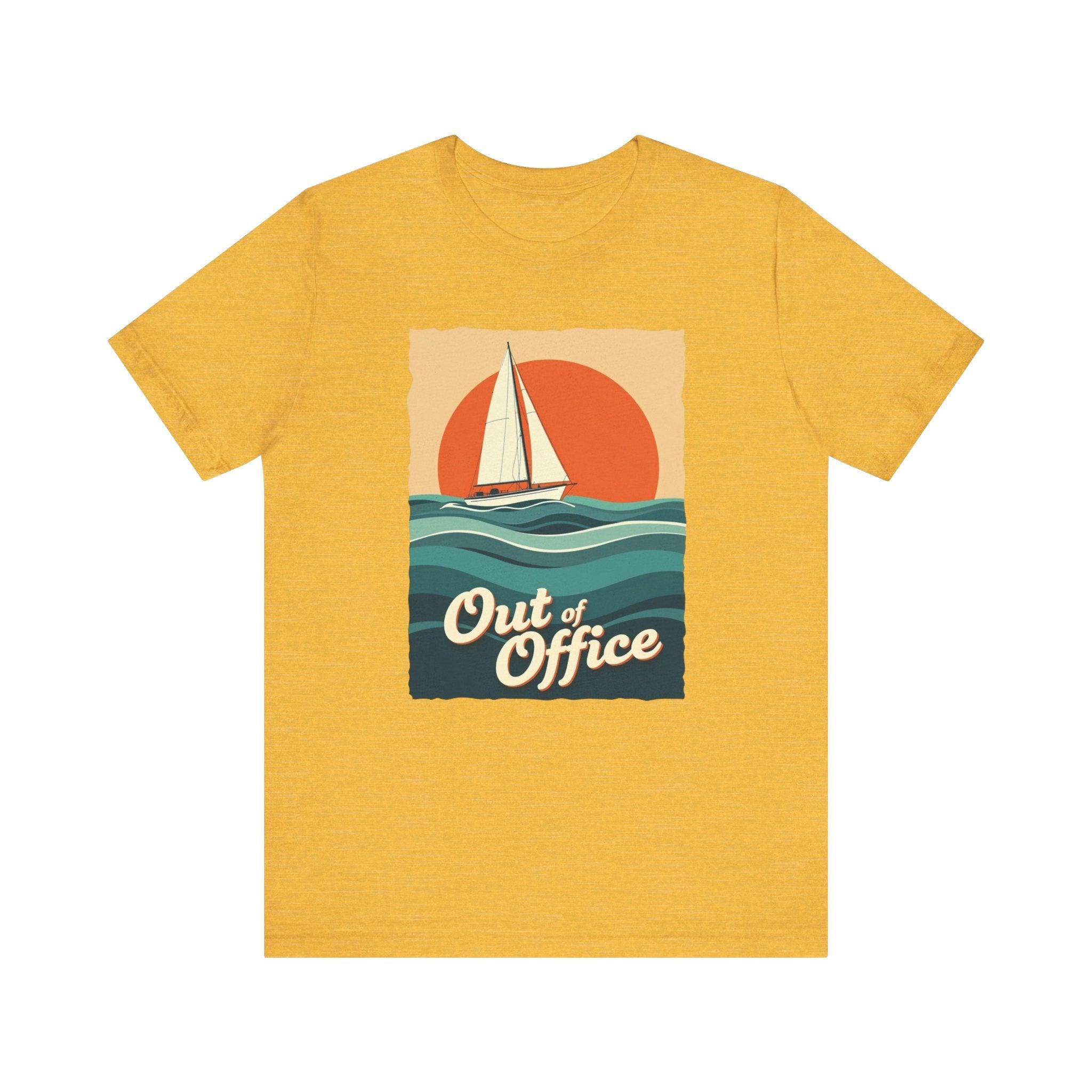 Sailing Tee - Out of Office Design for Summer Fun - Even Keel LLC